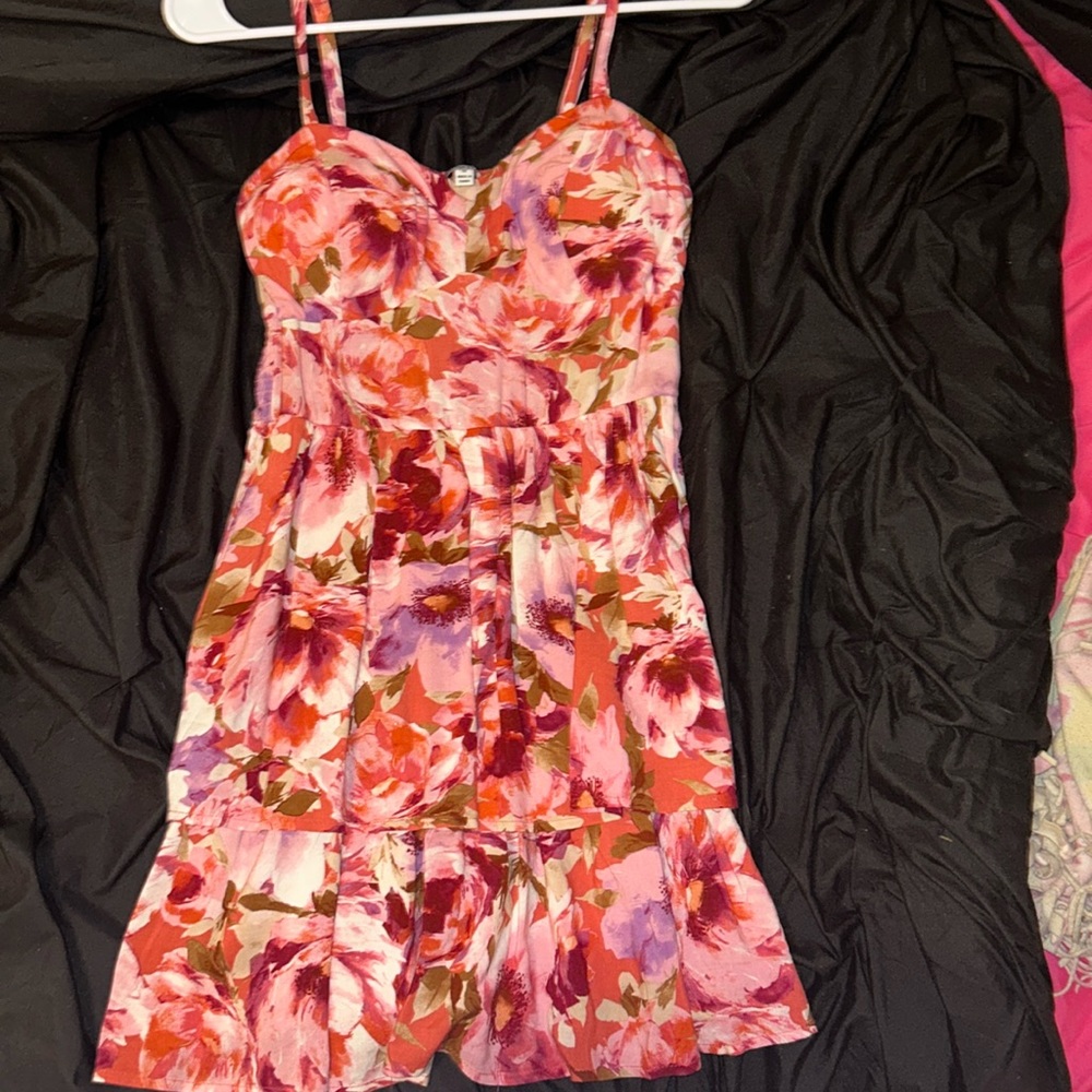 Cute mini floral dress